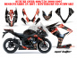 Preview: Mad-Hatter Hintergrund = Schwarz, Designfarbe = Rot für Suzuki GSXR 600/750 2006-2007