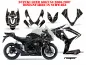 Preview: Reaper Schwarz für Suzuki GSXR 600/750 2006-2007
