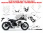 Preview: SilverStar - Reloaded Hintergrund = Weiß, Designfarbe = Schwarz für Suzuki GSXR 600/750 2006-2007