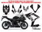 Preview: SilverStar - Reloaded Hintergrund = Schwarz, Designfarbe = Weiß für Suzuki GSXR 600/750 2006-2007