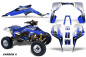 Preview: Carbon-X Blau für Suzuki LT 500R Quadzilla 1987-1990