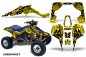 Preview: Conspiracy Gelb für Suzuki LT 500R Quadzilla 1987-1990