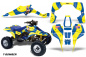Preview: T-Bomber Gelb für Suzuki LT 500R Quadzilla 1987-1990