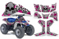 Preview: Brittany Hintergrund = Weiß, Designfarbe = Pink für Suzuki QuadSport LT80 1987-2006