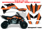 Preview: Diamond Race Hintergrund = Schwarz, Designfarbe = Orange für Suzuki LTR 450