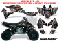 Preview: Mad-Hatter Hintergrund = Schwarz, Designfarbe = Silber für Suzuki LTR 450
