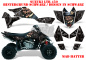 Preview: Mad-Hatter Hintergrund = Schwarz, Designfarbe = Schwarz für Suzuki LTR 450
