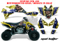 Preview: Mad-Hatter Hintergrund = Gelb, Designfarbe = Blau für Suzuki LTR 450