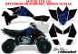 Preview: SilverStar - Reloaded Hintergrund = Schwarz, Designfarbe = Blau für Suzuki LTR 450