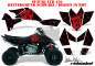 Preview: SilverStar - Reloaded Hintergrund = Schwarz, Designfarbe = Rot für Suzuki LTR 450