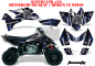 Preview: Toxicity Hintergrund = Blau, Designfarbe = Weiß für Suzuki LTR 450