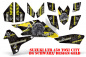 Preview: Toxicity Hintergrund = Schwarz, Designfarbe = Gelb für Suzuki LTR 450