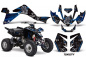 Preview: Toxicity Hintergrund = Schwarz, Designfarbe = Blau für Suzuki LTZ 400 2009+