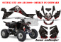 Preview: Bone Collector Schwarz für Suzuki LTZ 400 2009+
