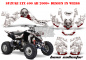 Preview: Bone Collector Weiß für Suzuki LTZ 400 2009+
