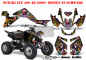 Preview: Ed-Hardy - LoveKills Schwarz für Suzuki LTZ 400 2009+