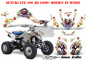 Preview: Ed-Hardy - LoveKills Weiß für Suzuki LTZ 400 2009+