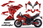 Preview: Bone Collector Rot für Yamaha YZF R1 2009-2014