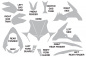 Preview: Schnittmuster für Yamaha YZF R1 2004-2006
