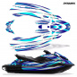 Preview: Dynamik Hintergrund = Blau, Designfarbe = Teal Blau für Yamaha FX Cruiser SVHO 2019-2021