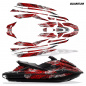 Preview: Quantum Hintergrund = Schwarz, Designfarbe = Rot für Yamaha FX Cruiser SVHO 2019-2021