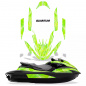 Preview: Quantum Background = Lime Green, Design color = Yellow for Yamaha FZR 2009-2016