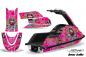 Preview: Ed-Hardy - LoveKills Pink für Yamaha Superjet Freestyle (Runde Nase)