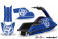 Preview: SilverStar - Reloaed Hintergrund = Blau, Designfarbe = Weiß für Yamaha Superjet Freestyle (Runde Nase)