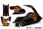 Preview: SilverStar - Reloaed Hintergrund = Schwarz, Designfarbe = Orange für Yamaha Superjet (Runde Nase)