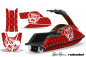 Preview: SilverStar - Reloaed Hintergrund = Rot, Designfarbe = Weiß für Yamaha Superjet (Runde Nase)