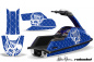 Preview: SilverStar - Reloaed Hintergrund = Blau, Designfarbe = Weiß für Yamaha Superjet (Runde Nase)