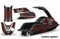 Preview: Widow Maker Background = Black, Design color = Red for Yamaha Superjet (round nose)