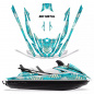 Preview: Bio Metal Teal Blau für Yamaha VX Cruiser/VX Deluxe 2015-2020