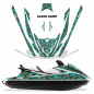 Preview: Slash Camo Teal Blau für Yamaha VX Cruiser/VX Deluxe 2015-2020