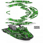 Preview: Psycho Kraken Background = Black, Design color = Green for Yamaha WaveRunner GP 1800R 21-23