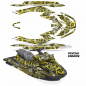 Preview: Psycho Kraken Background = Black, Design color = Yellow for Yamaha WaveRunner GP 1800R 21-23