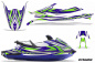 Preview: Dynamik Hintergrund = Blau, Designfarbe = Grün für Yamaha WaveRunner GP 1800 17-20