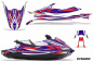 Preview: Dynamik Hintergrund = Blau, Designfarbe = Rot für Yamaha WaveRunner GP 1800 17-20