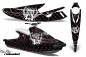 Preview: SilverStar - Reloaded Hintergrund = Schwarz, Designfarbe = Weiß für Yamaha Wave Blaster 1993-1996