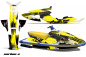 Preview: Carbon-X Gelb für Yamaha Wave Raider 1994-1996