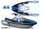 Preview: Carbon-X Blau für Yamaha Wave Runner 3 1991-1996