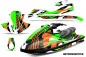 Preview: Retrospective Background = Orange, Design color = Green for Yamaha Wave Runner 2002-2005