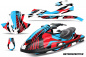 Preview: Retrospective Background = Red, Design color = Teal Blue for Yamaha Wave Runner 2002-2005