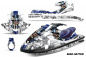 Preview: Mad Hatter Background = White, Design color = Blue for Yamaha Wave Runner 2002-2005