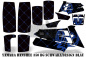 Preview: SilverStar - Reloaded Hintergrund = Schwarz, Designfarbe = Blau für Yamaha Banshee YFZ 350