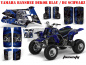 Preview: Toxicity Hintergrund = Schwarz, Designfarbe = Blau für Yamaha Banshee YFZ 350