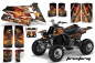 Preview: Firestorm Schwarz für Yamaha Banshee YFZ 350
