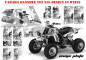 Preview: Camoplate Weiß für Yamaha Banshee YFZ 350