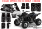 Preview: Skulls N Hammers Silber für Yamaha Banshee YFZ 350