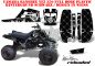 Preview: SilverStar - Reloaded Hintergrund = Schwarz, Designfarbe = Weiß für Yamaha Banshee YFZ 350 Full Bore